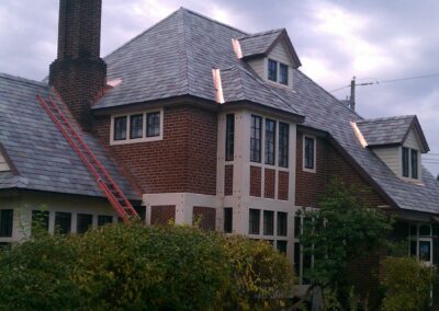 Completed roofing job example